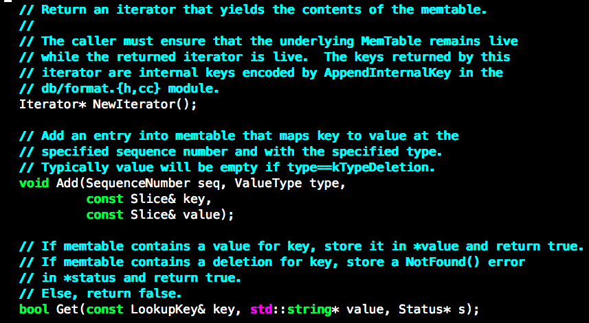 memtable-interface